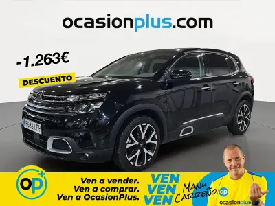 Usado Citroën C5 Aircross Live 131 CV (96 kW) 2020 Negro SUV