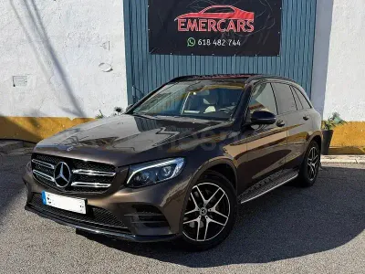 Usado Mercedes GLC220 170 CV (125 kW) 2017 Marrón SUV