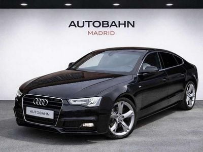 Usado Audi A5 Sportback S-Line 170 CV (125 kW) 2014 Negro Utilitario