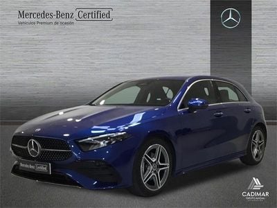 Usado Mercedes A200 AMG line 150 CV (110 kW) 2024 Azul espectra Berlina