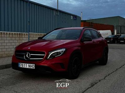 Rojo Usado 2017 Mercedes GLA220 AMG line SUV | 19.900 € (Precio justo)