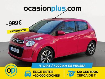 Usado Citroën C1 72 CV (52 kW) 2019 Rojo Utilitario