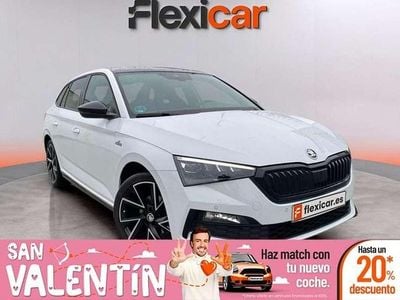 Usado Skoda Scala Monte Carlo 150 CV (110 kW) 2023 Blanco Utilitario