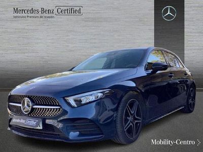 Denim blue metallic paint Usado 2022 Mercedes A200 AMG line Berlina | 29.500 € (Buen precio)