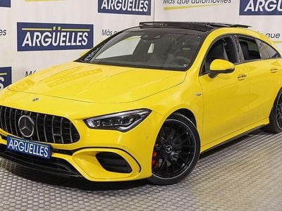 Usado Mercedes CLA45 AMG Shooting Brake AMG 422 CV (310 kW) 2020 Amarillo Familiar