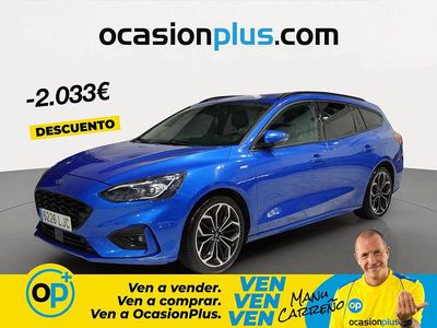 Usado Ford Focus ST-Line 125 CV (91 kW) 2020 Azul Familiar