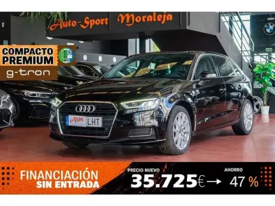 Usado Audi A3 Sportback g-tron Design 131 CV (96 kW) 2020 Negro Utilitario