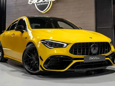 Usado Mercedes CLA45 AMG AMG 421 CV (309 kW) 2022 Amarillo Coupe