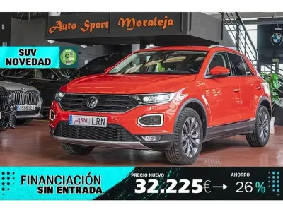 Usado VW T-Roc Sport 150 CV (110 kW) 2021 Rojo SUV