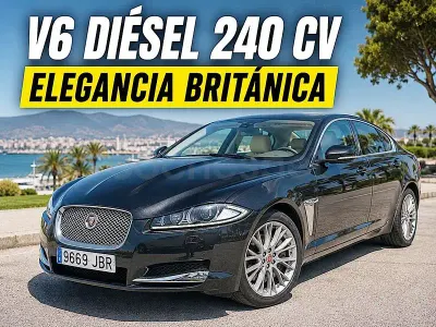 Usado Jaguar XF Luxury 241 CV (177 kW) 2015 Negro Berlina