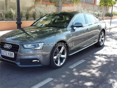 Usado Audi A5 Sportback 150 CV (110 kW) 2016 Gris / plata Utilitario