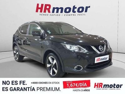 Usado Nissan Qashqai N-Connecta 116 CV (85 kW) 2016 Negro SUV