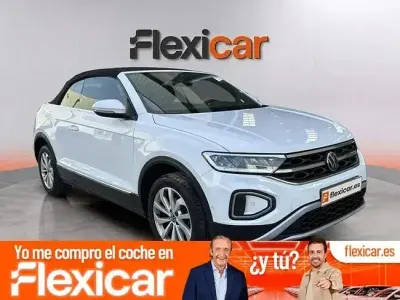 Usado VW T-Roc Cabriolet Style 110 CV (80 kW) 2023 Blanco Descapotable