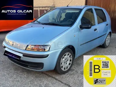 Käytetty Fiat Punto Dynamic 60 HP (44 kW) 2002 Sininen Viistoperä