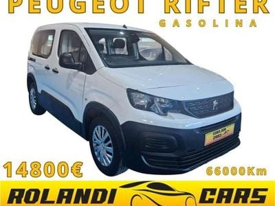 Usado Peugeot Rifter Access 110 CV (80 kW) 2021 Blanco Monovolumen