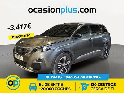 Usado Peugeot 5008 GT-line 130 CV (95 kW) 2018 Verde SUV