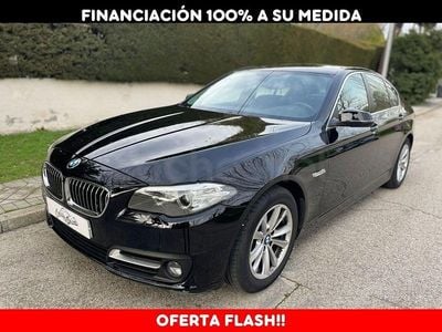 Usado BMW 520 Sport Line 190 CV (139 kW) 2015 Negro Berlina