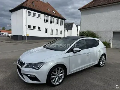 Usado Seat Leon FR 184 CV (135 kW) 2018 Blanco Berlina