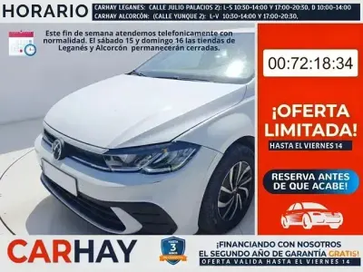 Usado VW Polo Life 95 CV (69 kW) 2022 Blanco Utilitario