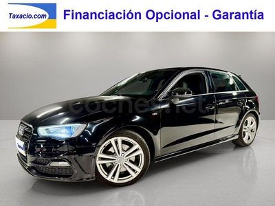 Usado Audi A3 S-Line 150 CV (110 kW) 2015 Negro Berlina
