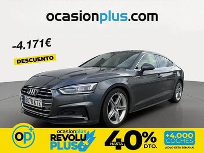 Usado Audi A5 Sport 190 CV (139 kW) 2019 Gris Coupe