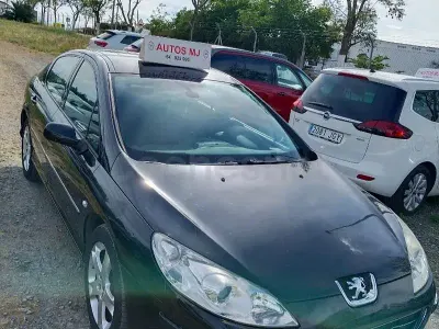 Usado Peugeot 407 Premium 136 CV (100 kW) 2007 Negro Berlina