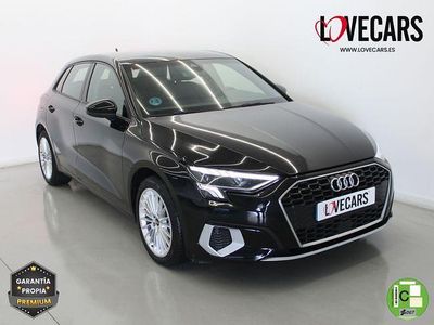 Usado Audi A3 Advanced Plus 116 CV (85 kW) 2021 Negro Berlina
