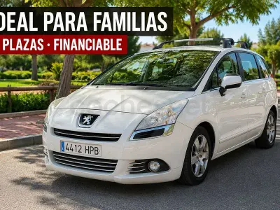 Usado Peugeot 5008 Active 115 CV (84 kW) 2013 Blanco Monovolumen
