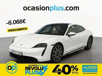 Usado Porsche Taycan 300 kW (408 CV) 2021 Blanco Berlina
