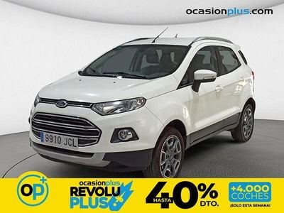 Usado Ford Ecosport Titanium 95 CV (69 kW) 2015 Blanco SUV