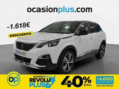 Usado Peugeot 3008 GT-line 130 CV (95 kW) 2018 Blanco SUV