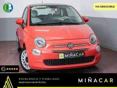 Usado Fiat 500 Lounge 70 CV (51 kW) 2020 Rojo Berlina