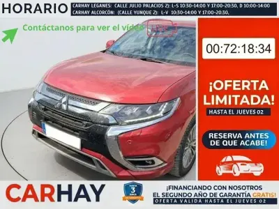 Usado Mitsubishi Outlander P-HEV 224 CV (164 kW) 2021 Rojo SUV