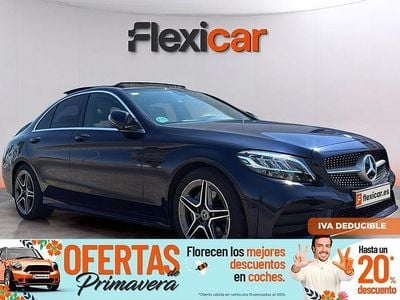 Usado Mercedes C200 160 CV (117 kW) 2020 Azul Berlina