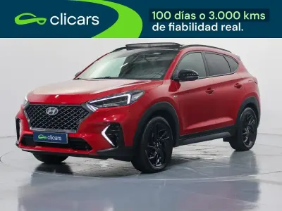 Usado Hyundai Tucson N Line 136 CV (100 kW) 2020 Rojo SUV