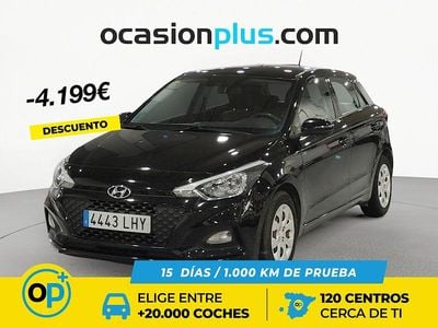 Negro Usado 2020 Hyundai i20 Berlina | 10.190 € (Precio justo)