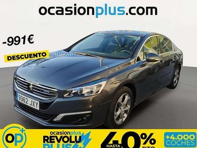 Usado Peugeot 508 Active 120 CV (88 kW) 2017 Gris Berlina