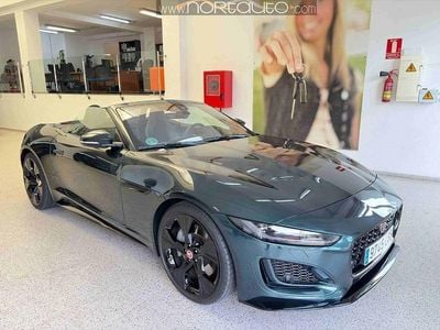 Usado Jaguar F-Type R-Dynamic 300 CV (220 kW) 2021 Verde Descapotable