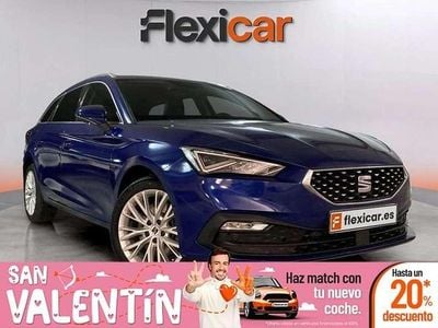 Usado Seat Leon ST XCELLENCE 150 CV (110 kW) 2021 Azul Familiar