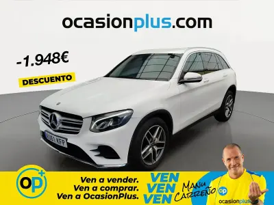 Usado Mercedes GLC220 170 CV (125 kW) 2017 Blanco SUV