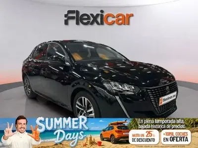 Usado Peugeot 208 Allure 100 CV (73 kW) 2022 Negro Utilitario