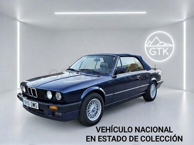 Usado BMW 318 Cabriolet 115 CV (84 kW) 1991 Azul Descapotable
