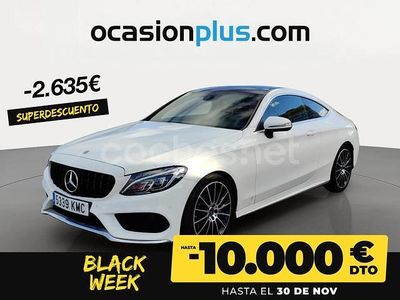 Usado Mercedes C220 170 CV (125 kW) 2018 Blanco Coupe