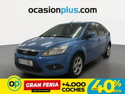 Usado Ford Focus Titanium 109 CV (80 kW) 2008 Azul Utilitario