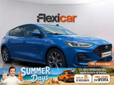 Usado Ford Focus ST-Line 125 CV (91 kW) 2022 Azul Berlina