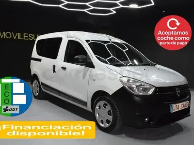 Usado Dacia Dokker Essentiel 102 CV (75 kW) 2019 Blanco Monovolumen