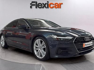Usado Audi A7 Premium 290 CV (213 kW) 2018 Azul Berlina