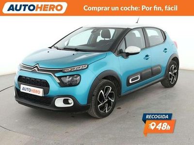 Usado Citroën C3 Feel 99 CV (72 kW) 2021 Azul Utilitario