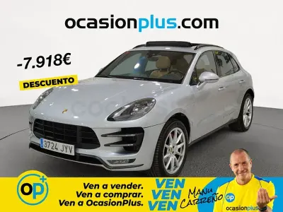 Usado Porsche Macan Turbo 400 CV (294 kW) 2017 Gris / plata SUV