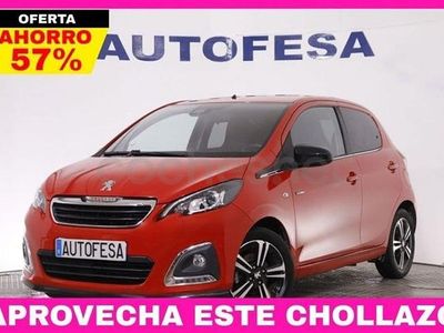 Usado Peugeot 108 Allure 82 CV (60 kW) 2017 Rojo Utilitario